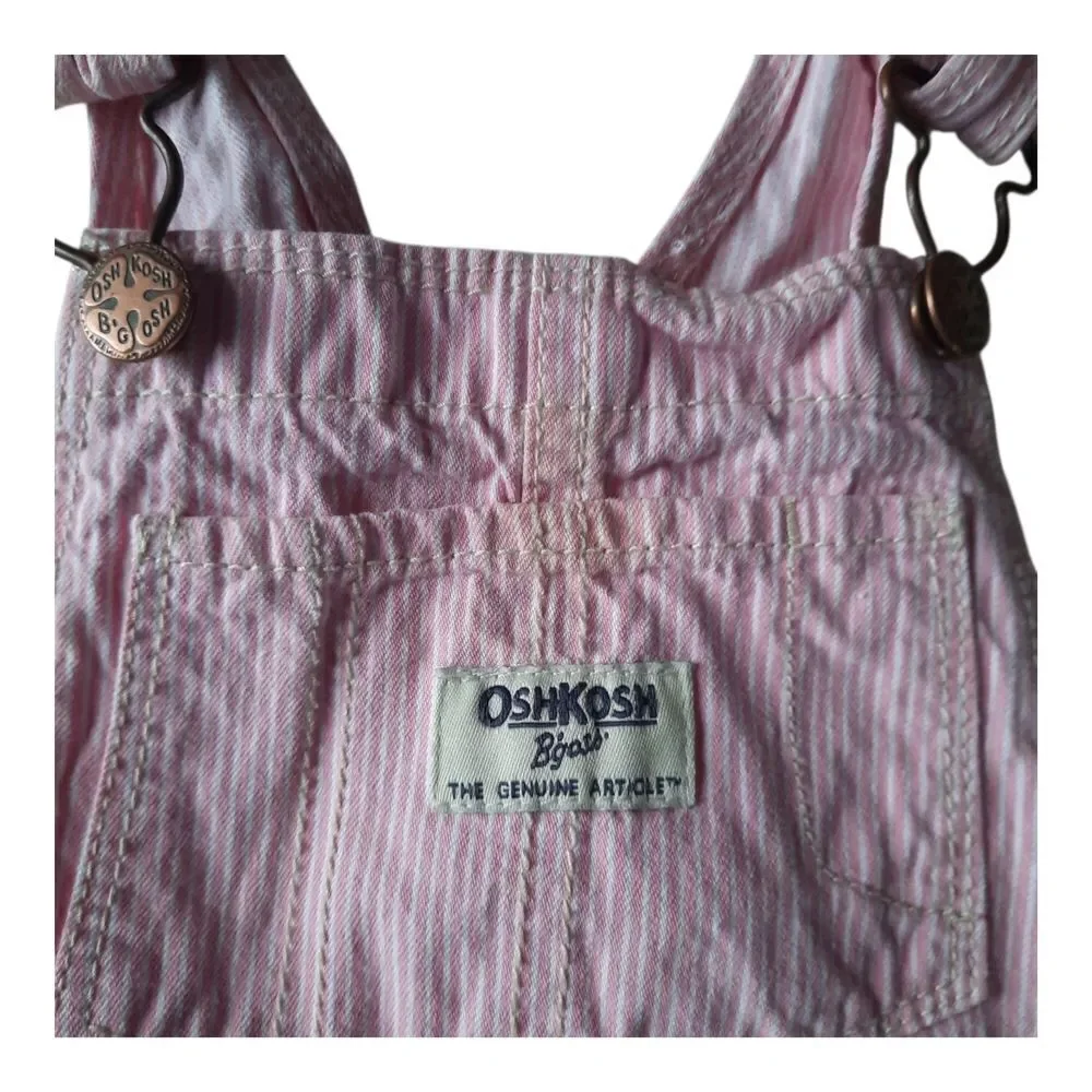 OshKosh B'gosh Pink Overalls with Adjustable Straps